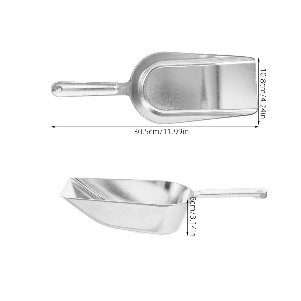 Aluminium Alloy Ice Scoop Multipurpose Ice Cube Shovel Food Shovel Bar Restaurant Kitchen Scoop Kitchen Gadget