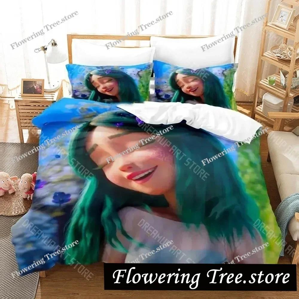 3D-Druck Mavka Das Lied des Waldes Bettwäsche-Set Jungen Mädchen Twin Queen King Size Bettbezug Kissenbezug Bett Jungen Erwachsene029