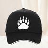 Bear Paw Print Baseball Cap Suitable for Outdoor Sports Camping Festivals and Parties Duck Billed Cap Daily Commuter Hat Unisex