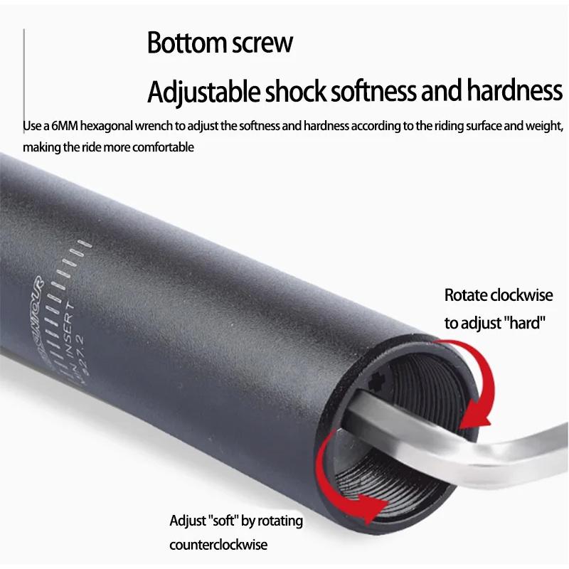 SunTour NCX Taiwan Mountain Bike Seat Post 27.2mm/31.6mm Foldable Shock Absorbing Saddle Bar for Bicycles Cycling Accessories