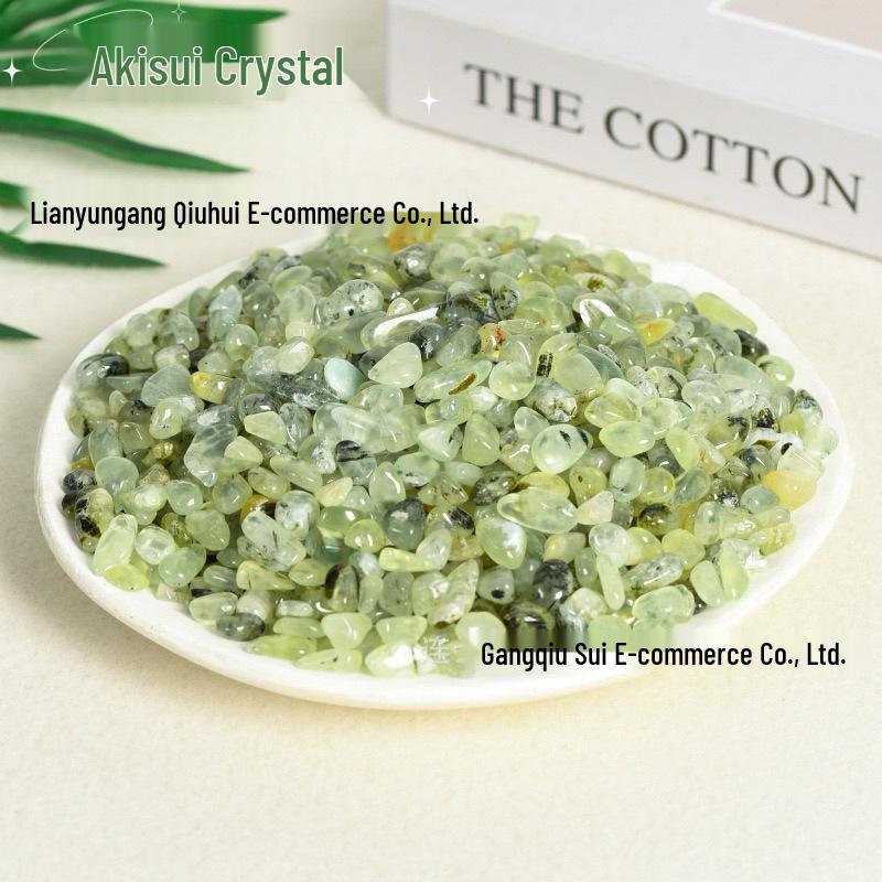 Prehnite Crystal Stone for Purifying/Demagnetizing - Ideal for Fish Tanks, Flower Pots, or Buddha Offerings