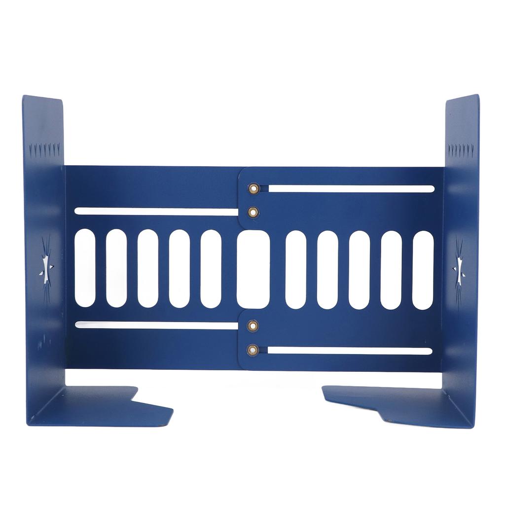 4pcs Bookends Slim Retractable Metal Desktop Book Stand Book Storage Folder Bookend Support for