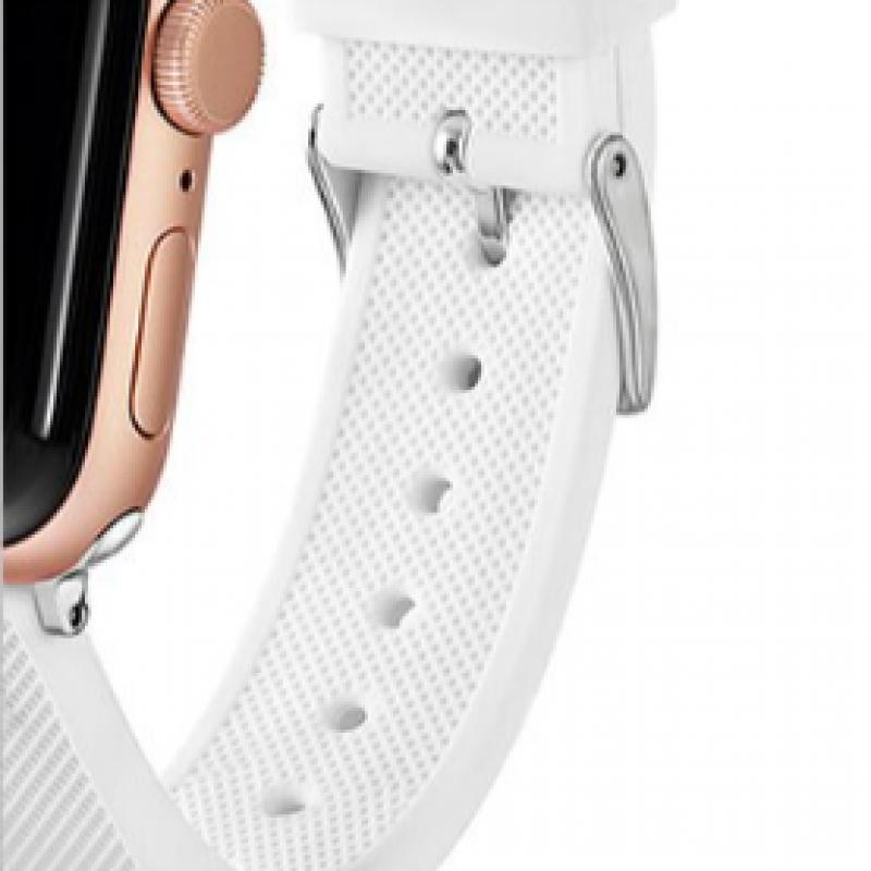 Lacoste Apple Watch Rem Bånd 9 8 7 6 Se2 Silikon PAstellfarge CAsual Kjøpesenter Som Tilgjengelig