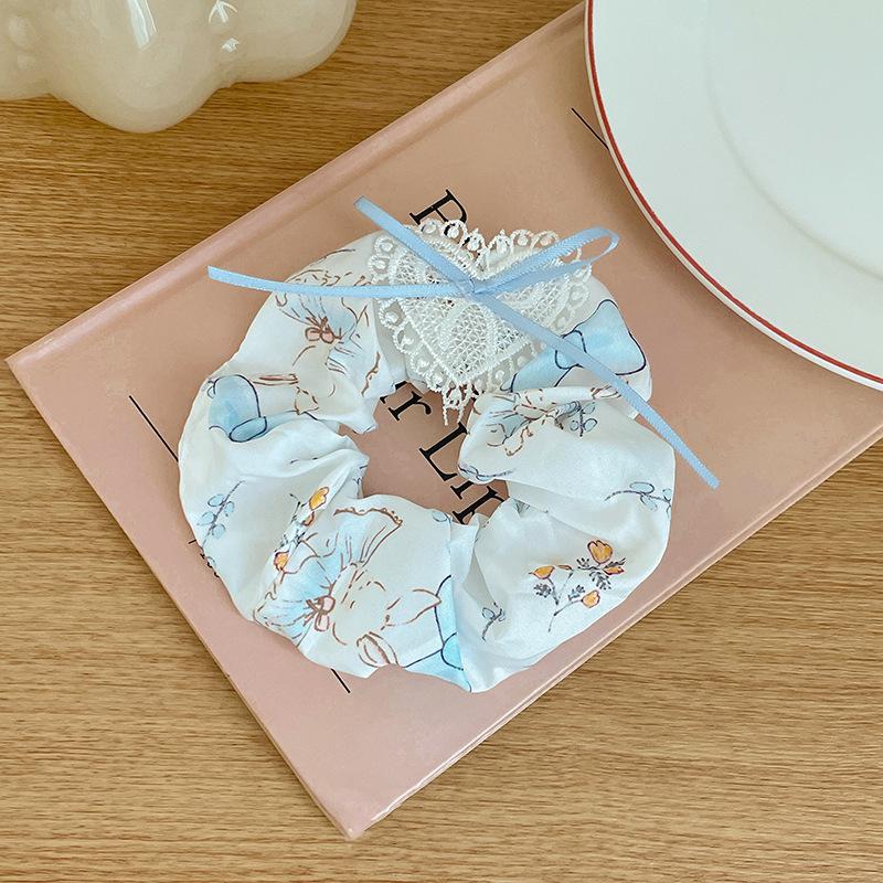 Luxury Sleep Pillow & Extra-Large Satin Hair Ring - Gentle On Hair, Perfect for Buns, Elastic Band Style