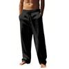 Men's Casual Hip-Hop Style Loose Sports Long Pants, Breathable Fabric Streetwear Trousers for Daily & Athletic Wear