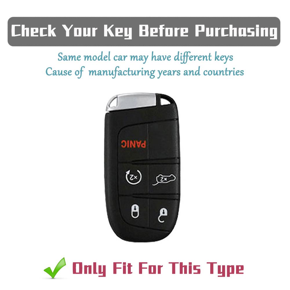 Anti-scratch Car Key Case Cover Shell For Jeep Renegade Grand Cherokee Dodge Ram 1500 Journey Charger Challenger Durango Case