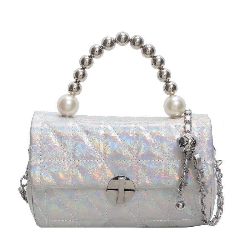 

Bags Internet celebrity laser small bag 2025 new small fragrant wind diamond shoulder bag women s crossbody portable small square bag