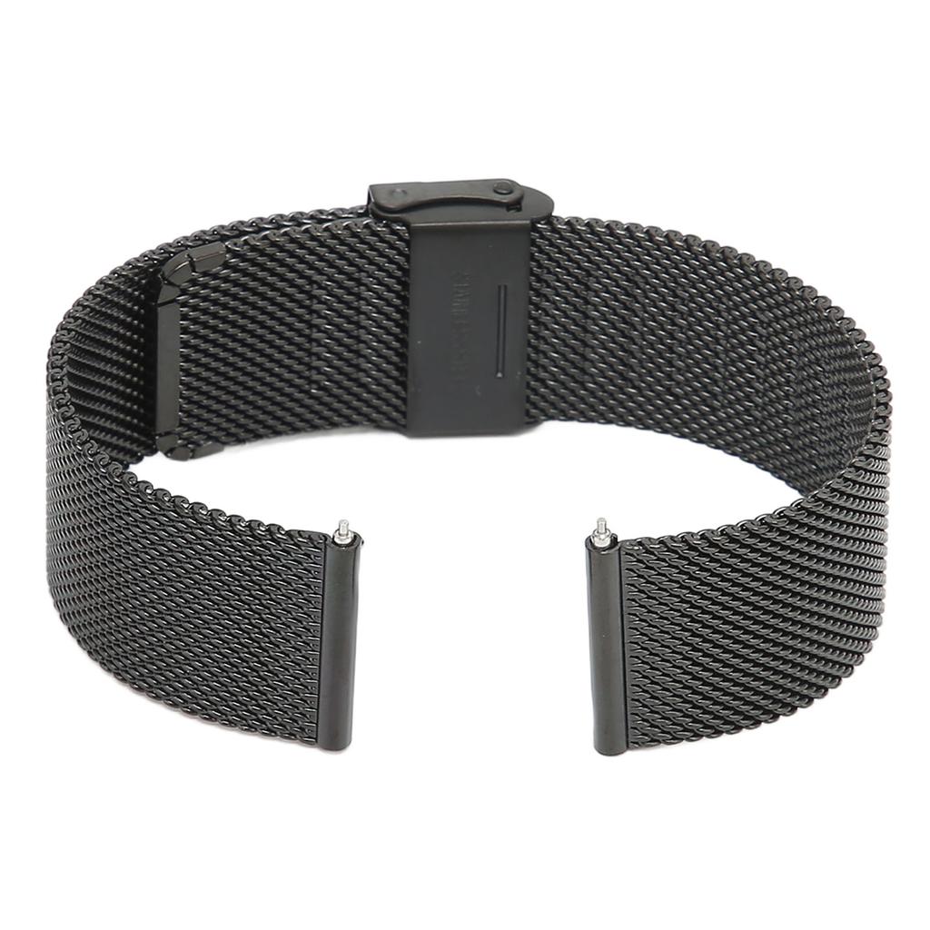 22mm Stainless Steel Watch Bands Mesh Woven Watch Straps Quick Release Watch Wristband with Universal Buckle for
