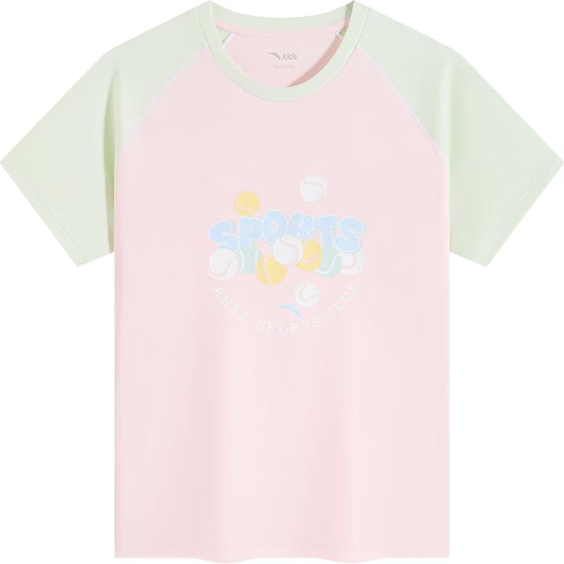 Anta Kids Girls  Short Sleeve Training T-Shirt A62627102 160