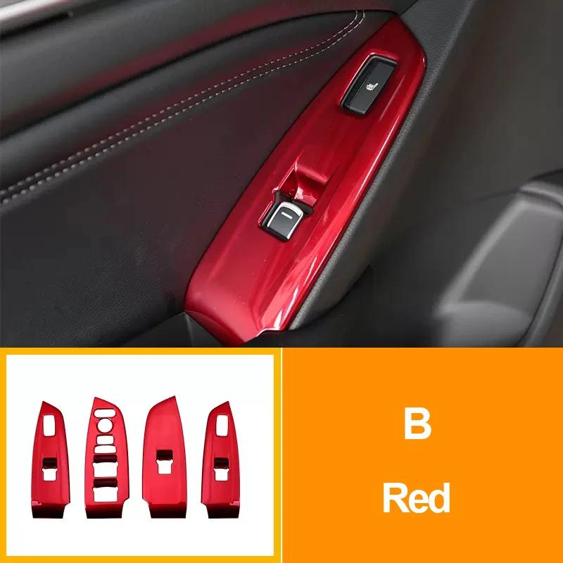 For Honda Accord X 10th 2018     Hybrid ABS Car Door Window Switch Lift Buttons Decorate Covers Accessories