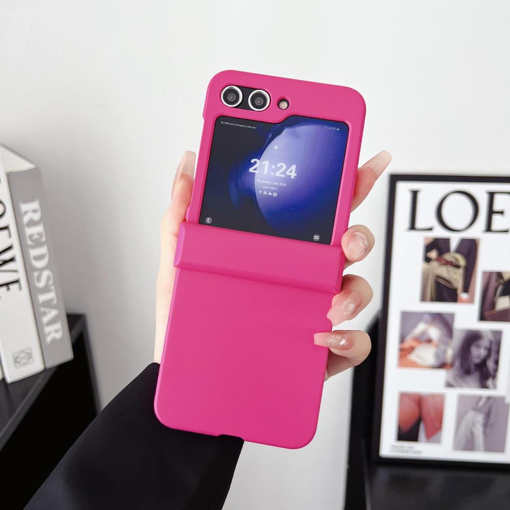 Coque dégradée au toucher peau pour Samsung Galaxy Z Flip Series (Flip7/6/5/4/3)