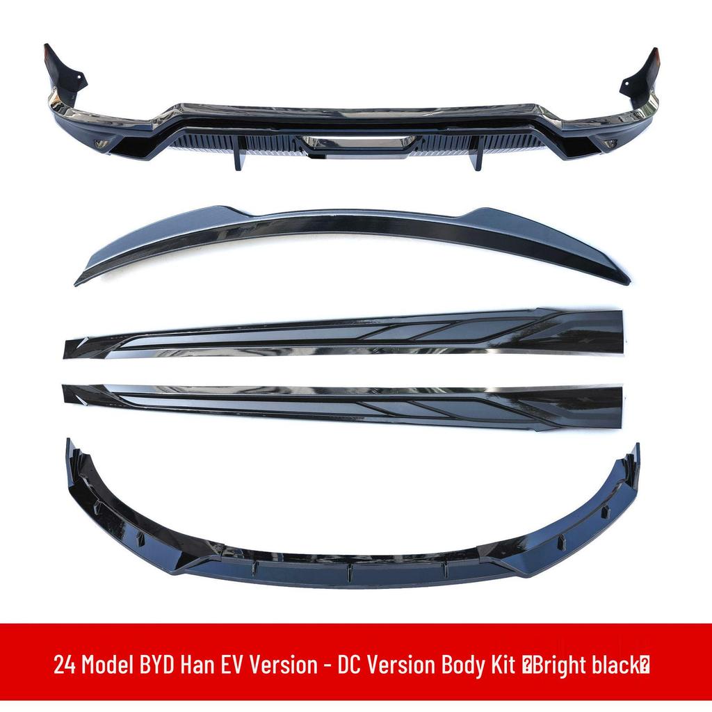 2024 BYD Han DC Model Aero Kit: Rear Diffuser, Side Skirt, Front Lip, Rear Spoiler, Rear Lip