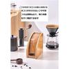 Soporte Estuche para Filtros de Café con Tapa, Bambú, Forma Cónica/Trex, Almacenamiento de Papel de Café, Soporte para Filtros de Café/Soporte para Filtros, Ahorro de Espacio, Capacidad para 100 Cafés
