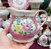 Ceramics Flower Jewelry Storage Box Vase Teapot Flower Basket Jewelry Case Storage Jewelry Organizer Display Home Decor Ornament