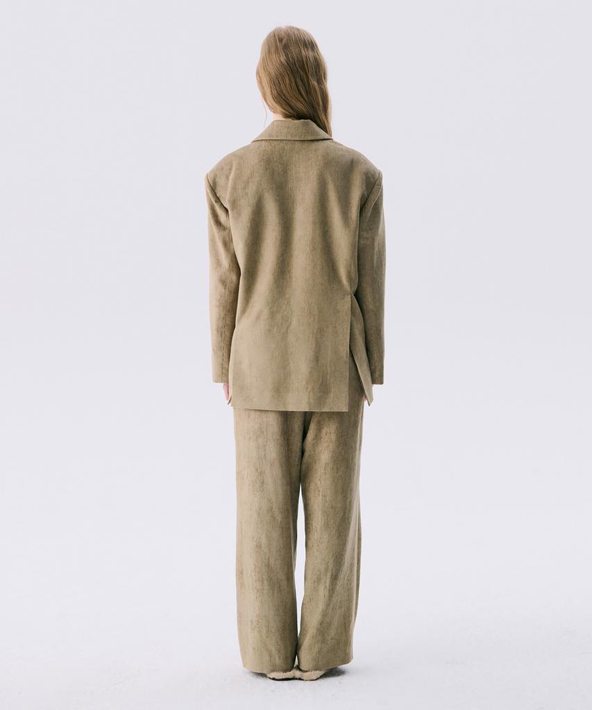 WNDERKAMMER 25 Corduroy Wide Pants_Light Khaki