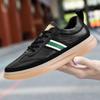 Men's Shoes 2025 Summer New Youth Soft-soled Comfortable Little White Casual Shoes Fashionable High-end Leather Waterproof Board Shoes