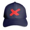 Red X Mark Baseball Cap Sun Hat For Children Hard Hat Sunscreen Luxury Brand FeUnisex Unisexs