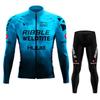 Winter, Fleece Cycling Suit, Bicycle Fleece To Keep Warm, Tour De France Long-sleeved Suit