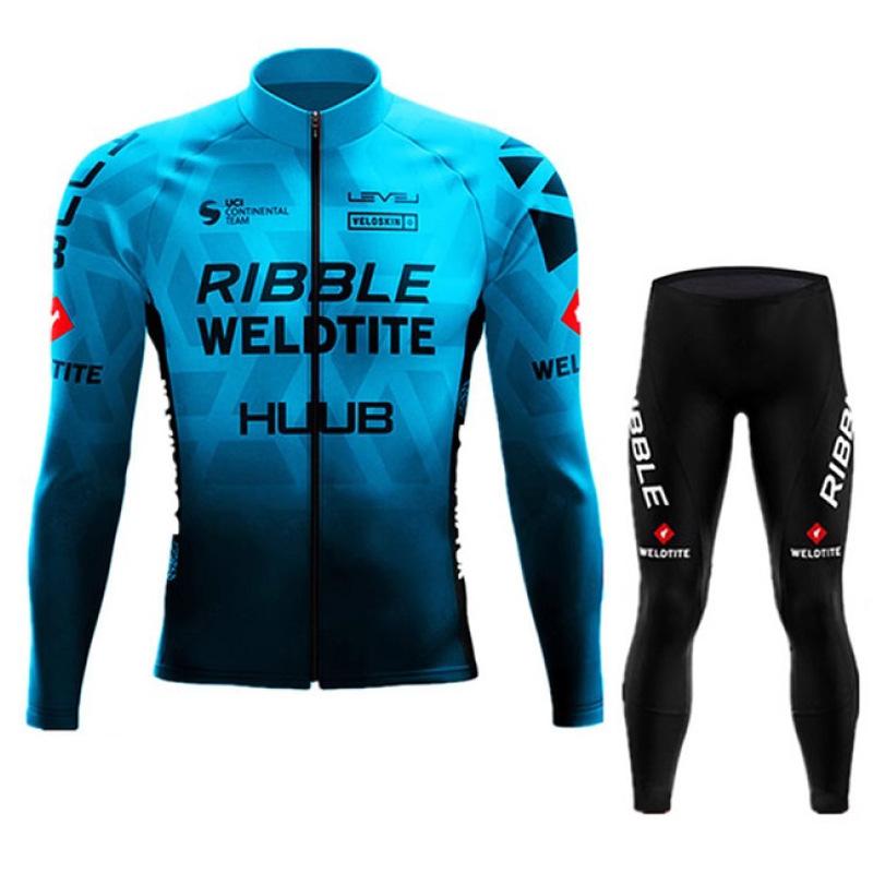 Winter, Fleece Cycling Suit, Bicycle Fleece To Keep Warm, Tour De France Long-sleeved Suit
