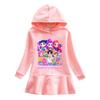 Girls Anime Cartoon Kpop Rumi Zoey Mira Hunters Printed Hooded Dress
