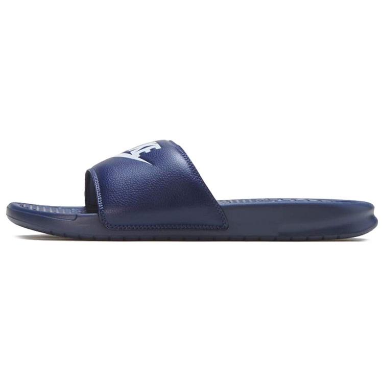 Nike Benassi Jdi Midnight Navy//Windchill 343880-403 38.5 темно-синий/белый