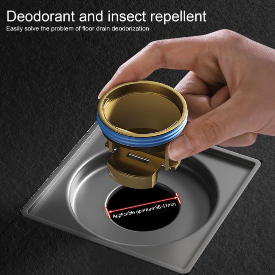 Drain Strainer Gravity Closure Large Displacement Deodorization Copper Bathroom Floor Drain Deodorant Core Household Supply