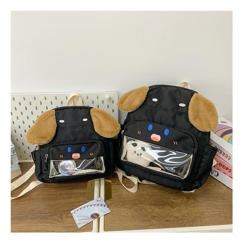 Dog Kids Cartoon Backpack Large Capacity Schoolbag Storage Book Bag Gift Cute