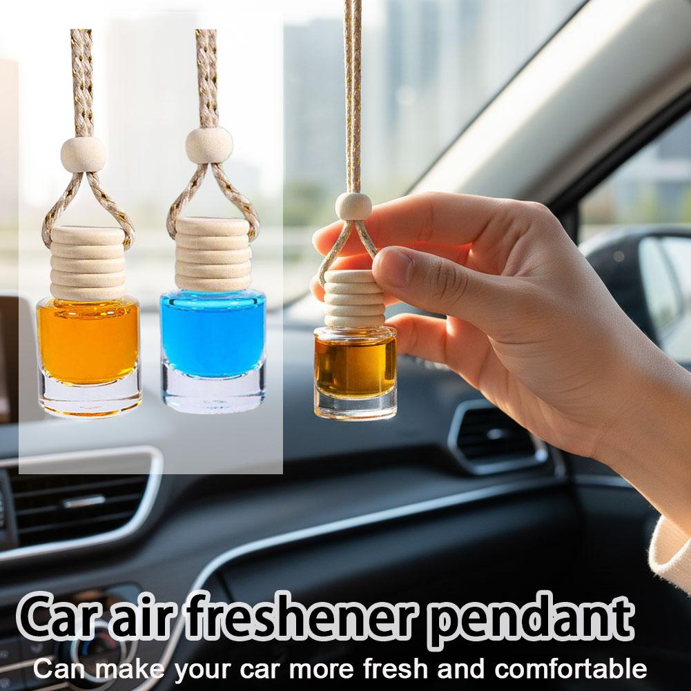 Premium Car Aromatherapy Pendant Natural Essential Oils Air Purifier Stress Relief Long Lasting Fragrance Comfortable Driving