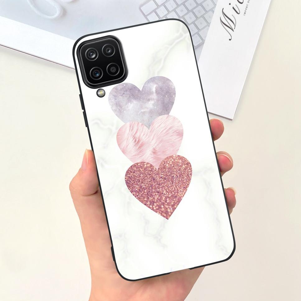 NEW Design For Samsung Galaxy A12 Case Silicone TPU Back Cover For Samsung A12 M12 F12 Galaxy M12 India  Funda Couqe Bumper
