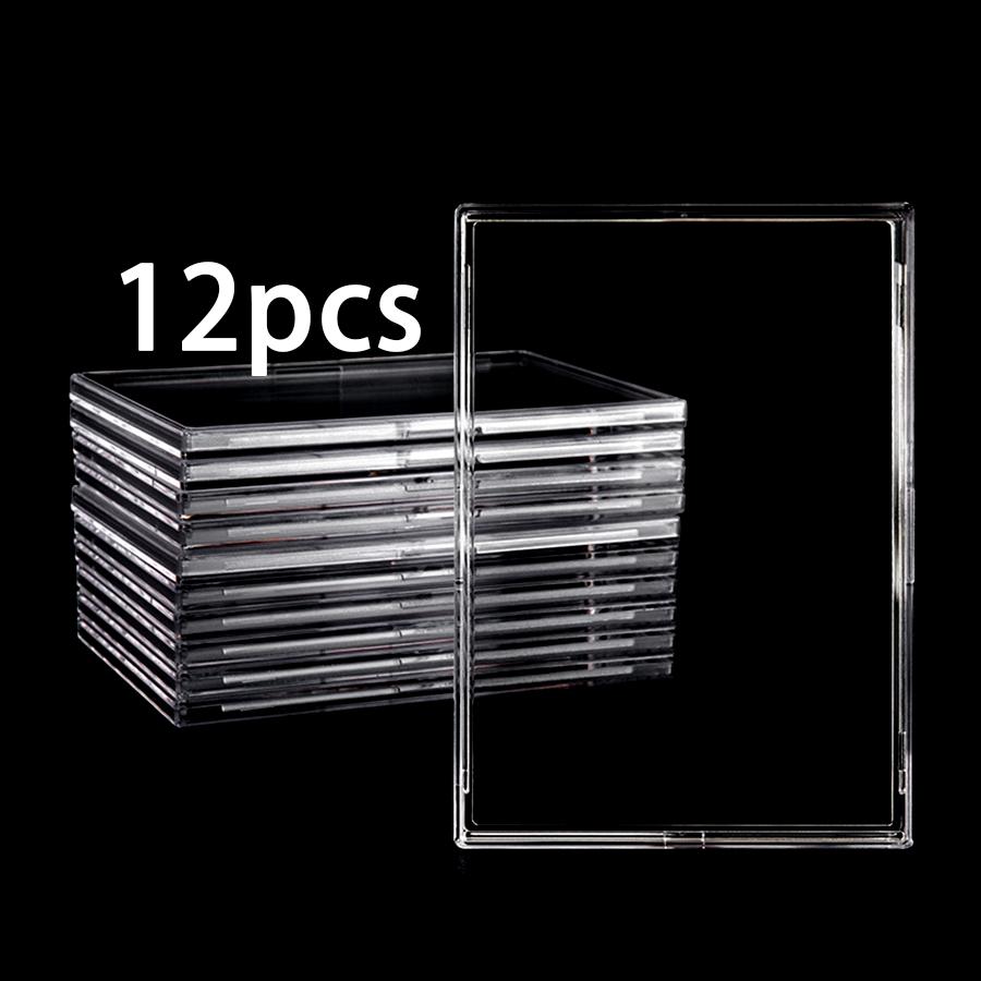 6/12pcs High-transparency Shell Card Case Acrylic Card Cover Idol Photo & Game Card Polaroid Photo Laminated Decoration XJM