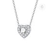 Barbie necklace [Sterling silver original design] Love, temperament and high-end sense, original first release, ins style love confession ZJYXL-YS-115