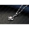 New Arrival Trendy Flower Pendant 925 Sterling Silver Jewelry Cubic Zircon Necklace Drop Earring For Women Wedding Set