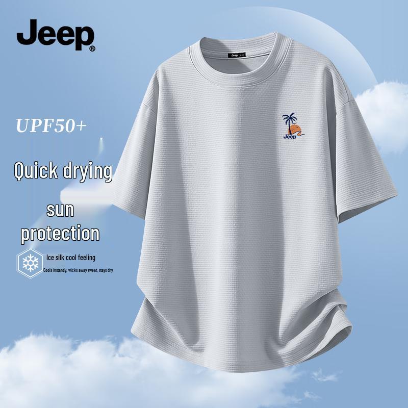JEEP Men s Summer Sun Protection Quick-Dry T-Shirt XL