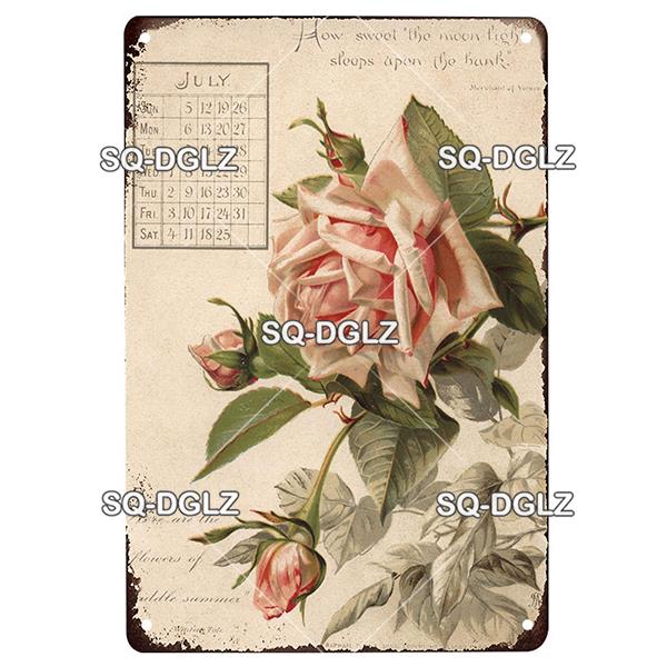 Panneau En étain Vintage Avec Illustration De Tomate Botanique