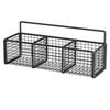 1/2/3 Grid Onion Ginger Garlic Kitchen Shelf Wall Hanging Condiments Spice Vegetable Fruit Storage Rack Drain Basket Punch-Free