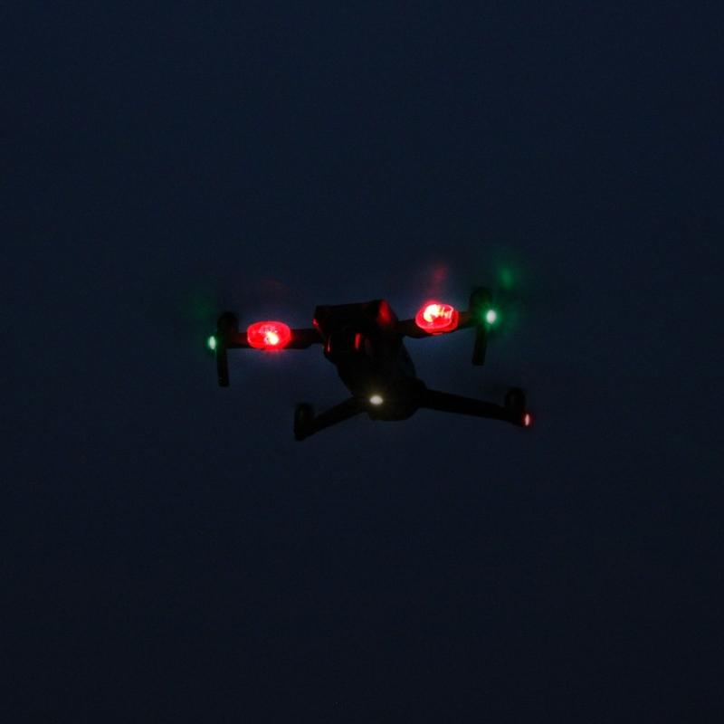 Drones Strobe Lights, Multicolor Flashing Warning Lamp for Mini2 Air 3Pro Enhances Nighttimes Flying