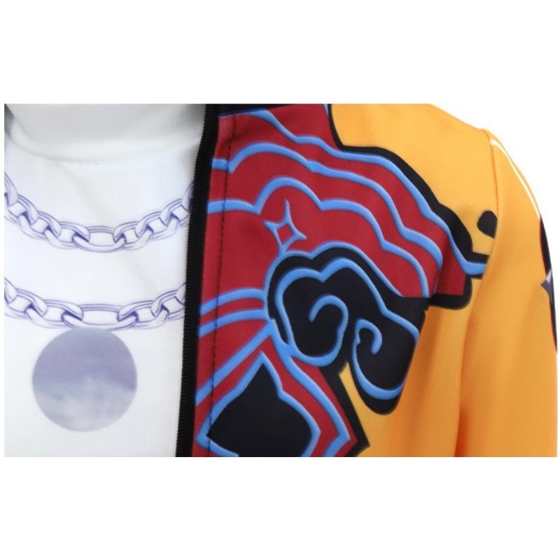 Pop Sängerin Superstar Rumi Gelbes Kostüm für Kinder Mädchen Halloween Verkleidung Kinder Schule Karnevalsparty Bühnenauftritt Rollenspiel Outfit