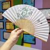 Ανεμιστήρας από Μπαμπού Πτυσσόμενος: Αρχαίο Κινεζικό Στυλ για Φοιτητές και Κορίτσια