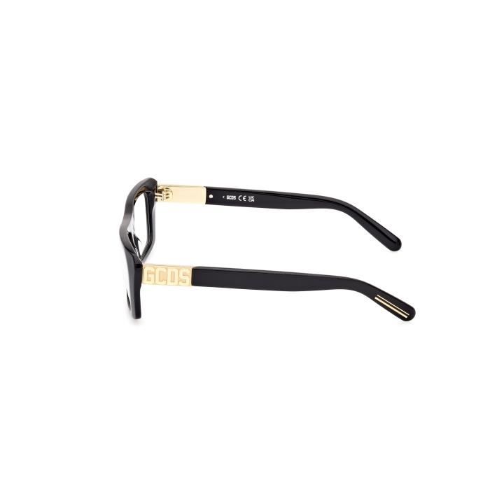 Lunettes de Vue - GCDS - GD5018 - Acétate - Unisexe - Noir Brillant