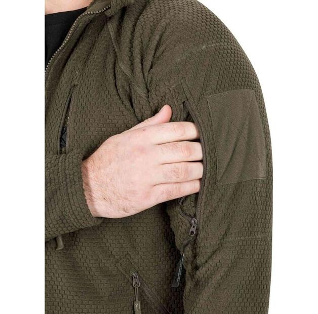 Флисовая куртка Helikon-Tex® Alpha Taktische Gitter Vlies