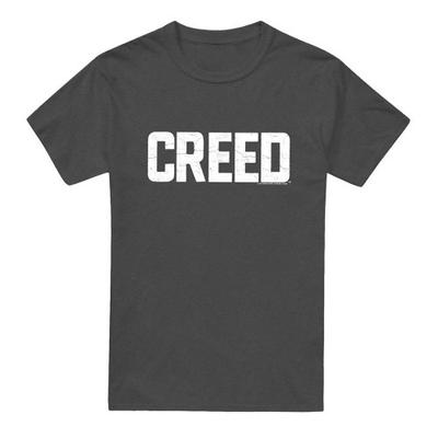 Creed Unisex Adult Cracked Heather Logo T-Shirt