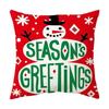 Merry Christmas Cushion Cover 45*45  Cartoons Pillowcase Cotton Linen Sofa Cushions Pillow Cases Pillow Covers