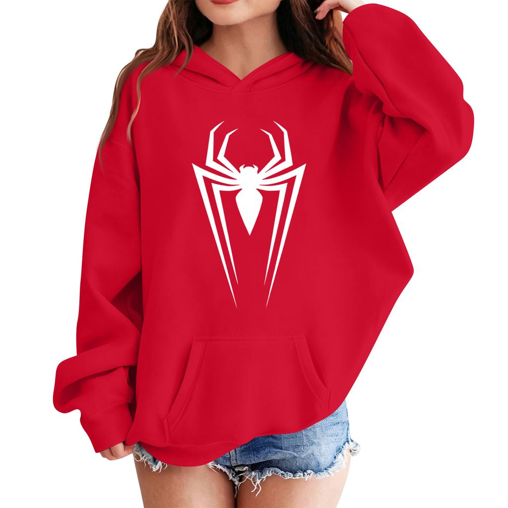 Kids Casual Letter Print Pullover Hoodie for Everyday Wear