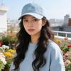 Cotton Baseball Cap With Embroidered Letters For Casual Sun Protection And Sunshade