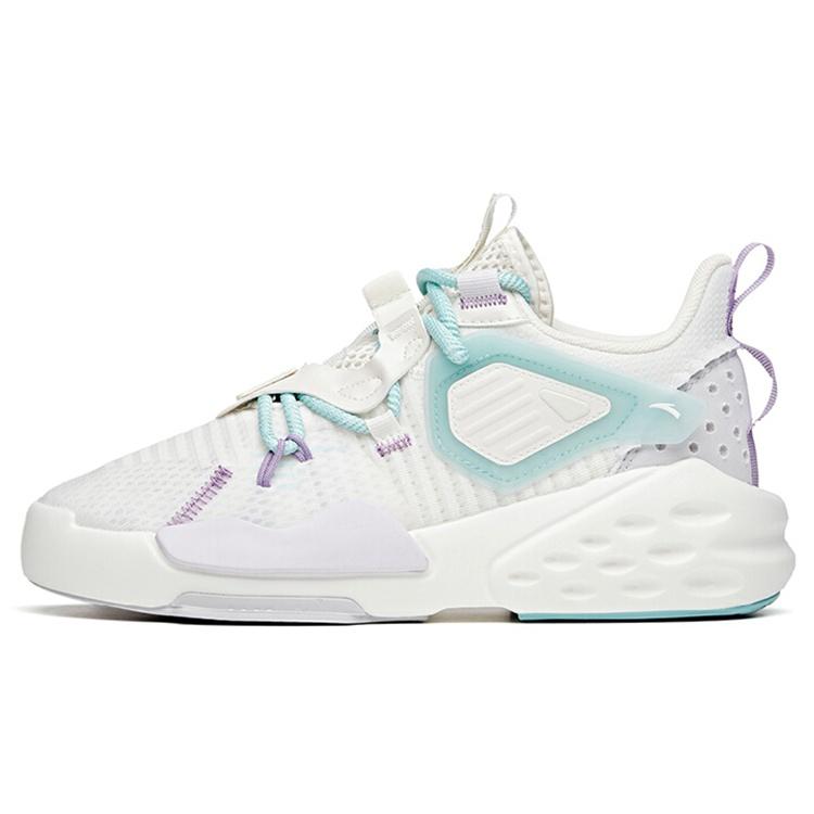 (WMNS) ANTA Badao Mid White Blue Purple Women s 122128084-3 EU 35.5