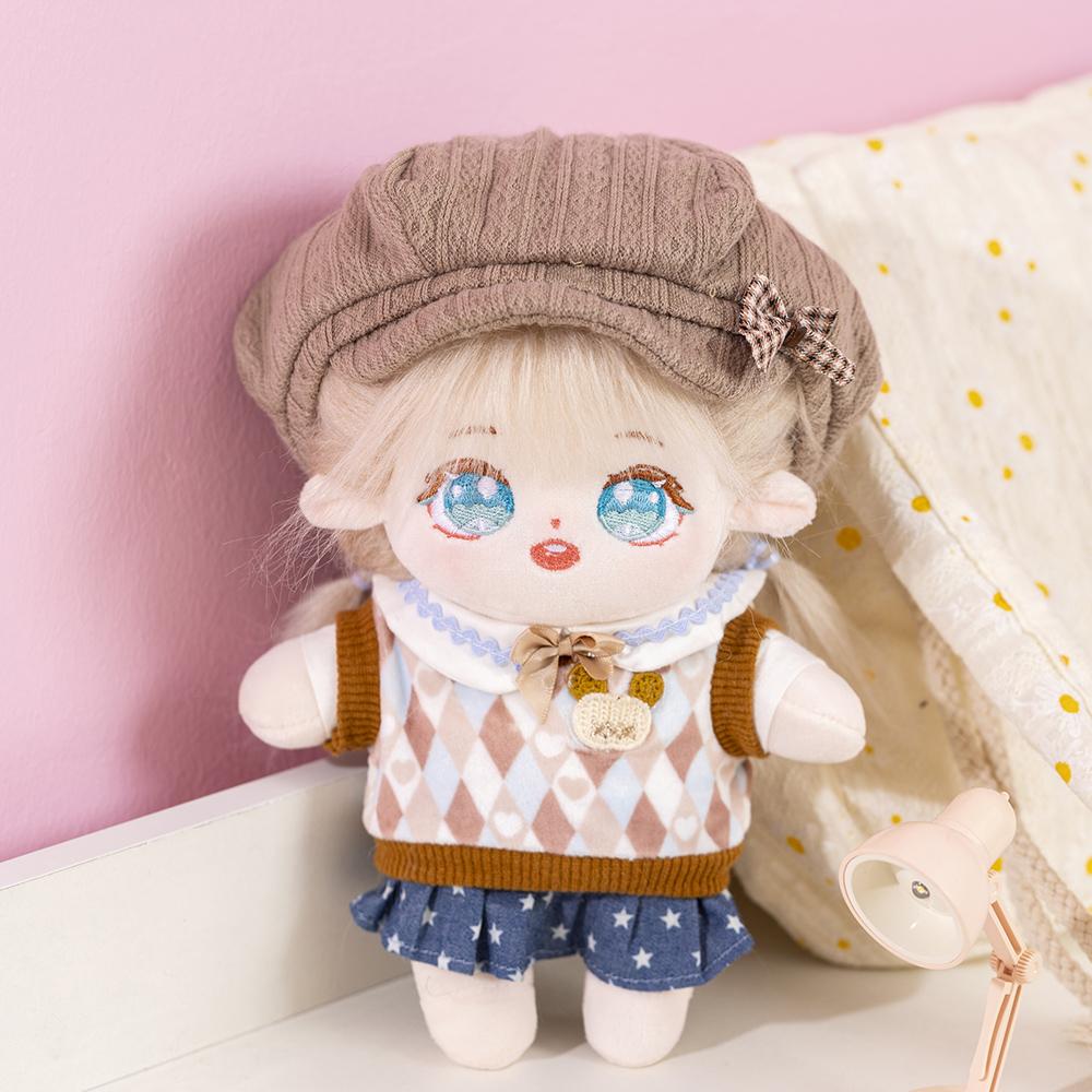 14 Styles Cute Plush Cotton Doll Stuffed Super Star Figure Idol Yibo Dolls Can Change Clothes Birthday Gift for Girls/Girlfriend