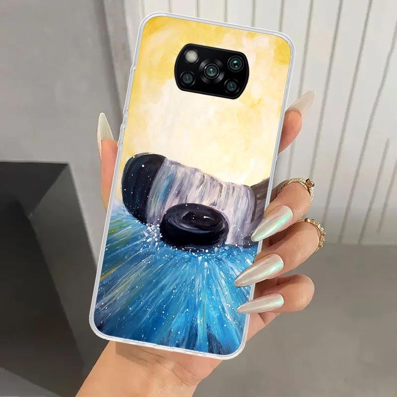 Ice Hockey Rink Sport Phone Case for Xiaomi Poco X7 X6 X5 X4 X3 Nfc F7 Ultra F6 F5 Pro F4 GT F3 M6 M5S M4 M3 Soft Print Shell X7