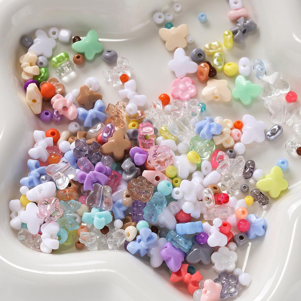 Acryl Gleiche Farbe Gemischte Perlen DIY Perlenarmband Halskette Material