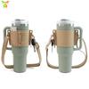 Stanley Water Cup Cover: Leather Adjustable Crossbody Outdoor Ice Overlord Protector
