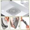 2 Pcs Silicone Drain Protection Kitchen Sink Filter with Suction Cup Bath Drain Cover Filter Kitchen and Bathroom Filter Filter